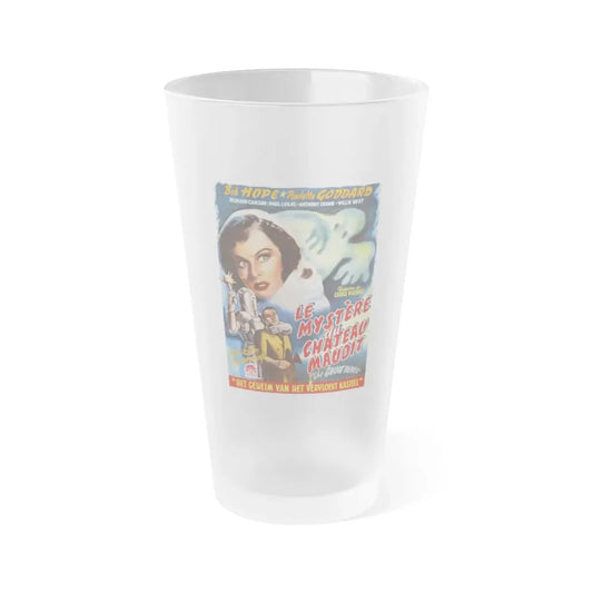 THE GHOST BREAKERS (BELGIAN) 1940 Movie Poster - Frosted Pint Glass 16oz 16oz Frosted - Go Mug Yourself