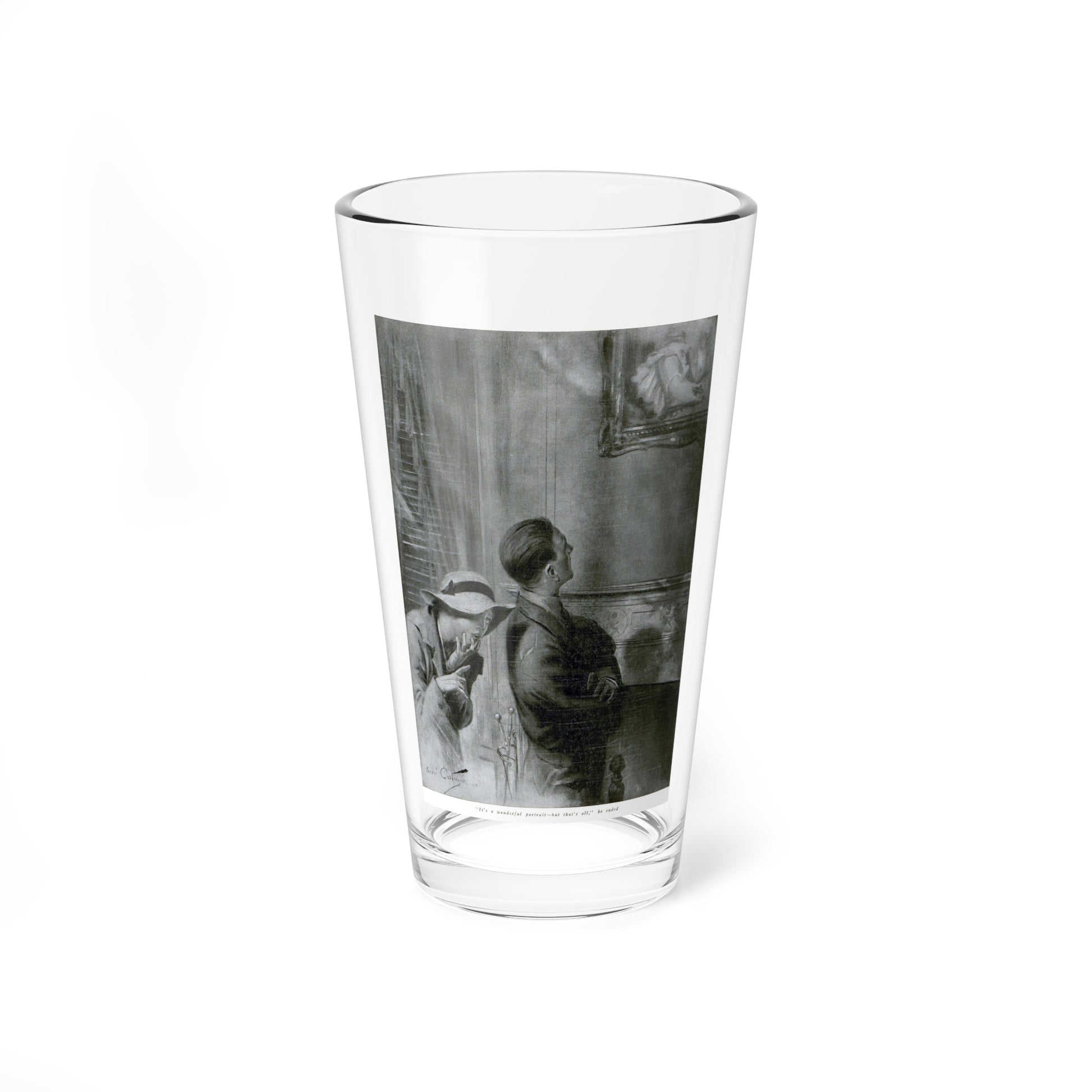 The Ghost Garden, Harper's Bazaar, September 1917 (Magazine Illustration) Pint Glass 16oz-16oz-Go Mug Yourself