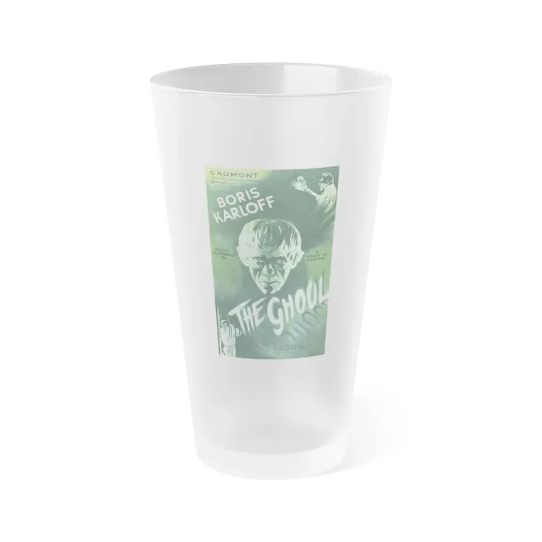THE GHOUL (KARLOFF) (2) 1933 Movie Poster - Frosted Pint Glass 16oz Default Title - Go Mug Yourself