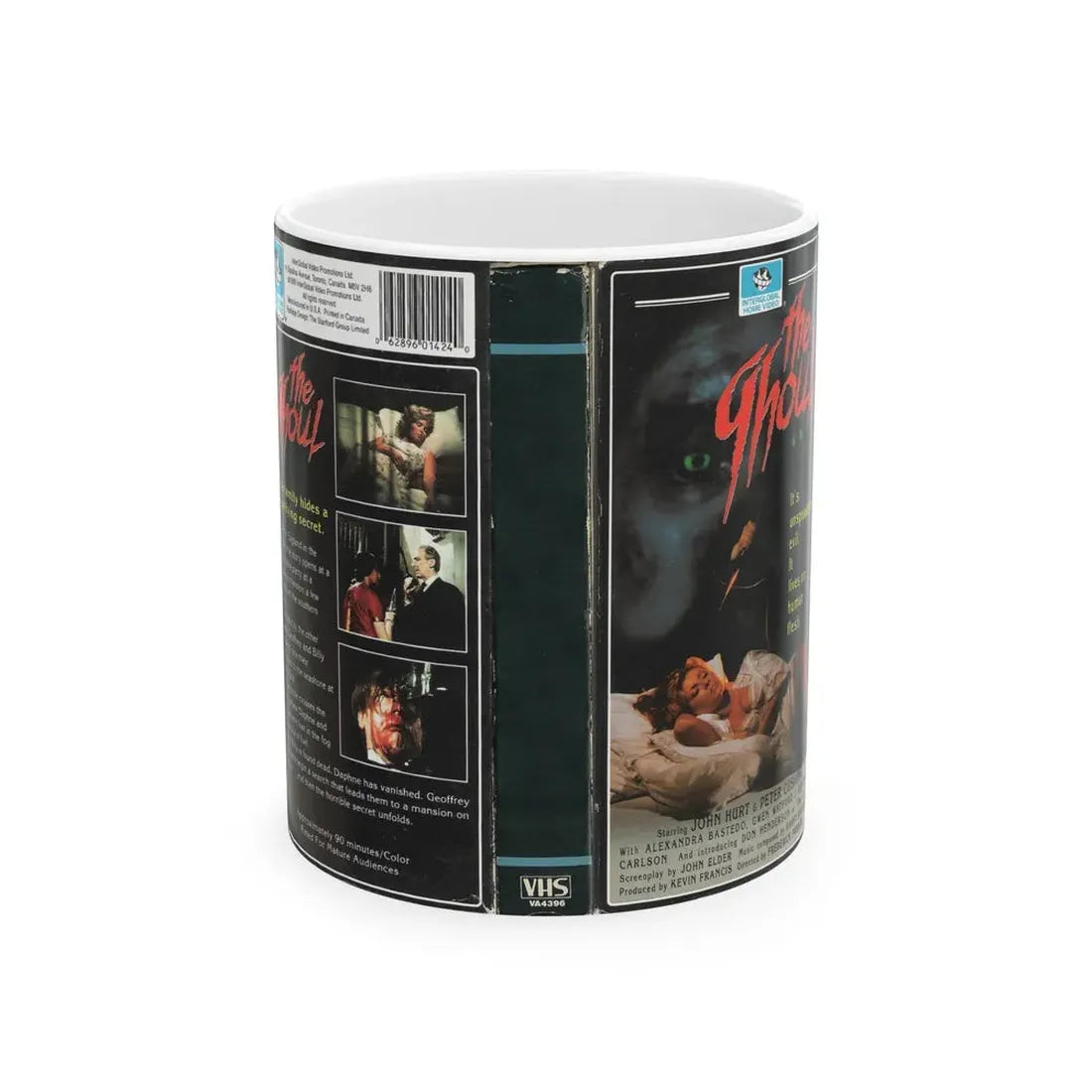 THE GHOUL (VHS COVER) - White Coffee Mug 11oz - Go Mug Yourself