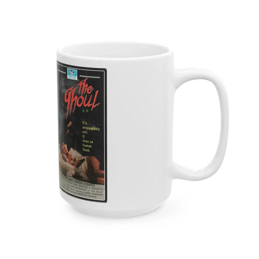 THE GHOUL (VHS COVER) - White Coffee Mug - Go Mug Yourself