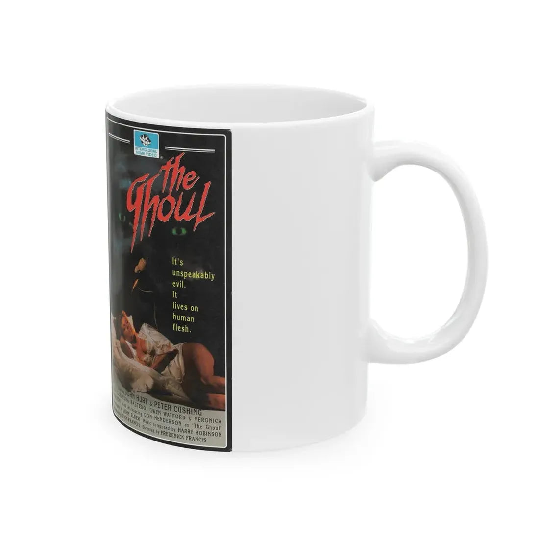 THE GHOUL (VHS COVER) - White Coffee Mug - Go Mug Yourself