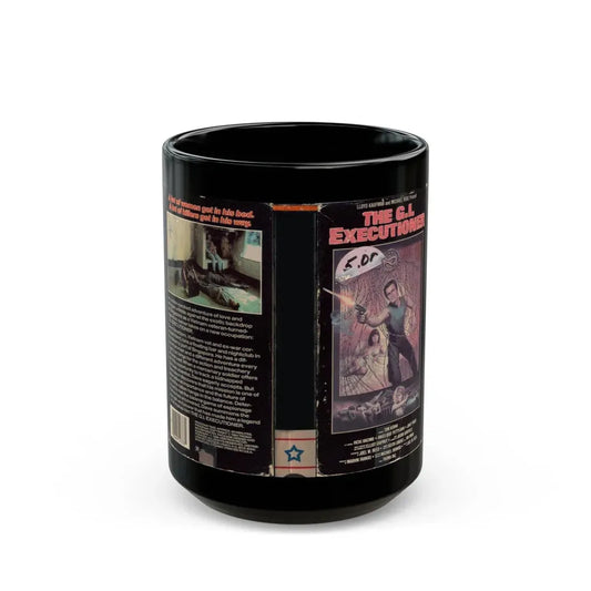 THE GI EXECUTIONER (VHS COVER) - Black Coffee Mug 11oz - Go Mug Yourself
