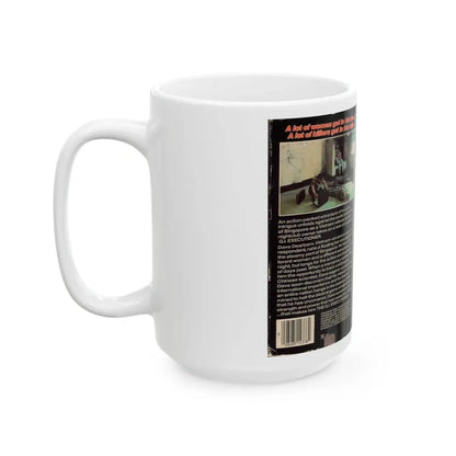 THE GI EXECUTIONER (VHS COVER) - White Coffee Mug - Go Mug Yourself