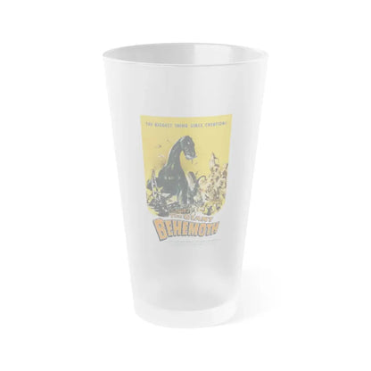 THE GIANT BEHEMOTH 1959 Movie Poster - Frosted Pint Glass 16oz Default Title - Go Mug Yourself