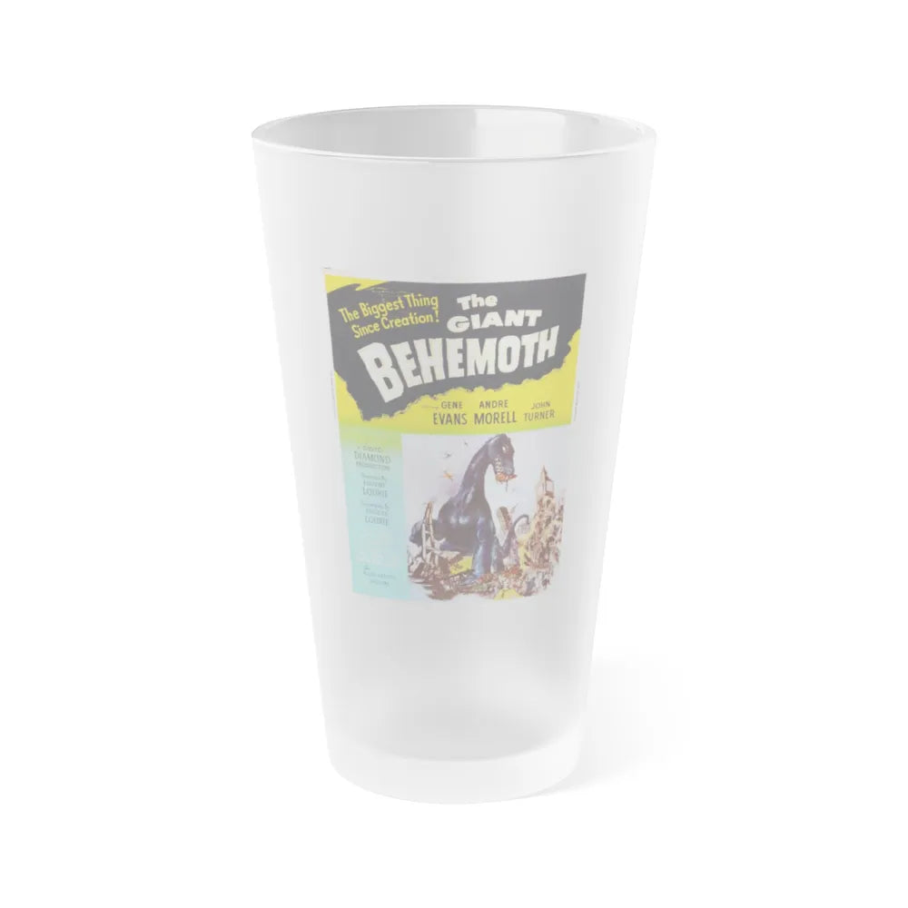 THE GIANT BEHEMOTH (2) 1959 Movie Poster - Frosted Pint Glass 16oz-16oz-Frosted-Go Mug Yourself