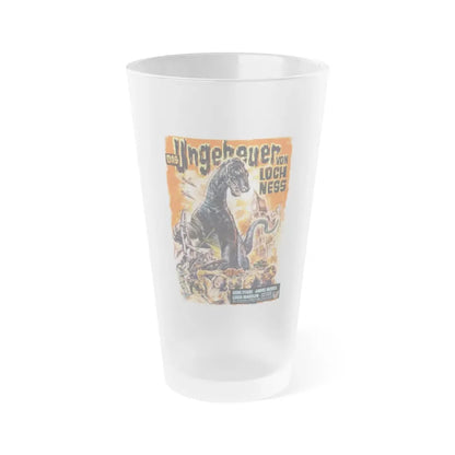 THE GIANT BEHEMOTH (GERMAN) 1959 Movie Poster - Frosted Pint Glass 16oz Default Title - Go Mug Yourself