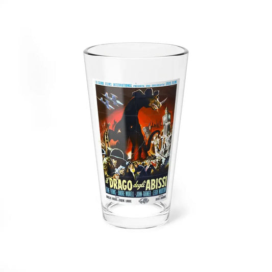 THE GIANT BEHEMOTH (ITALIAN) 1959 Movie Poster - Pint Glass 16oz 16oz - Go Mug Yourself