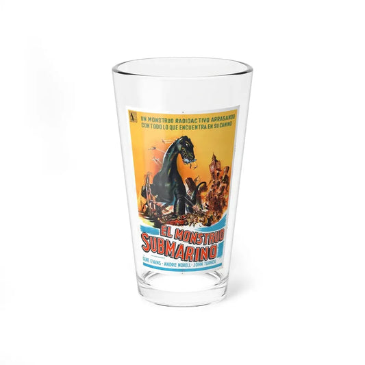 THE GIANT BEHEMOTH (SPANISH) 1959 Movie Poster - Pint Glass 16oz 16oz - Go Mug Yourself