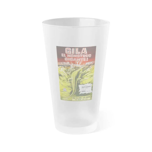 THE GIANT GILA MONSTER (SPANISH) 1959 Movie Poster - Frosted Pint Glass 16oz Default Title - Go Mug Yourself