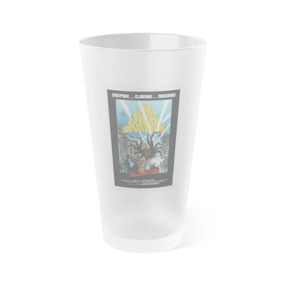 THE GIANT SPIDER INVASION 1975 Movie Poster - Frosted Pint Glass 16oz 16oz Frosted - Go Mug Yourself