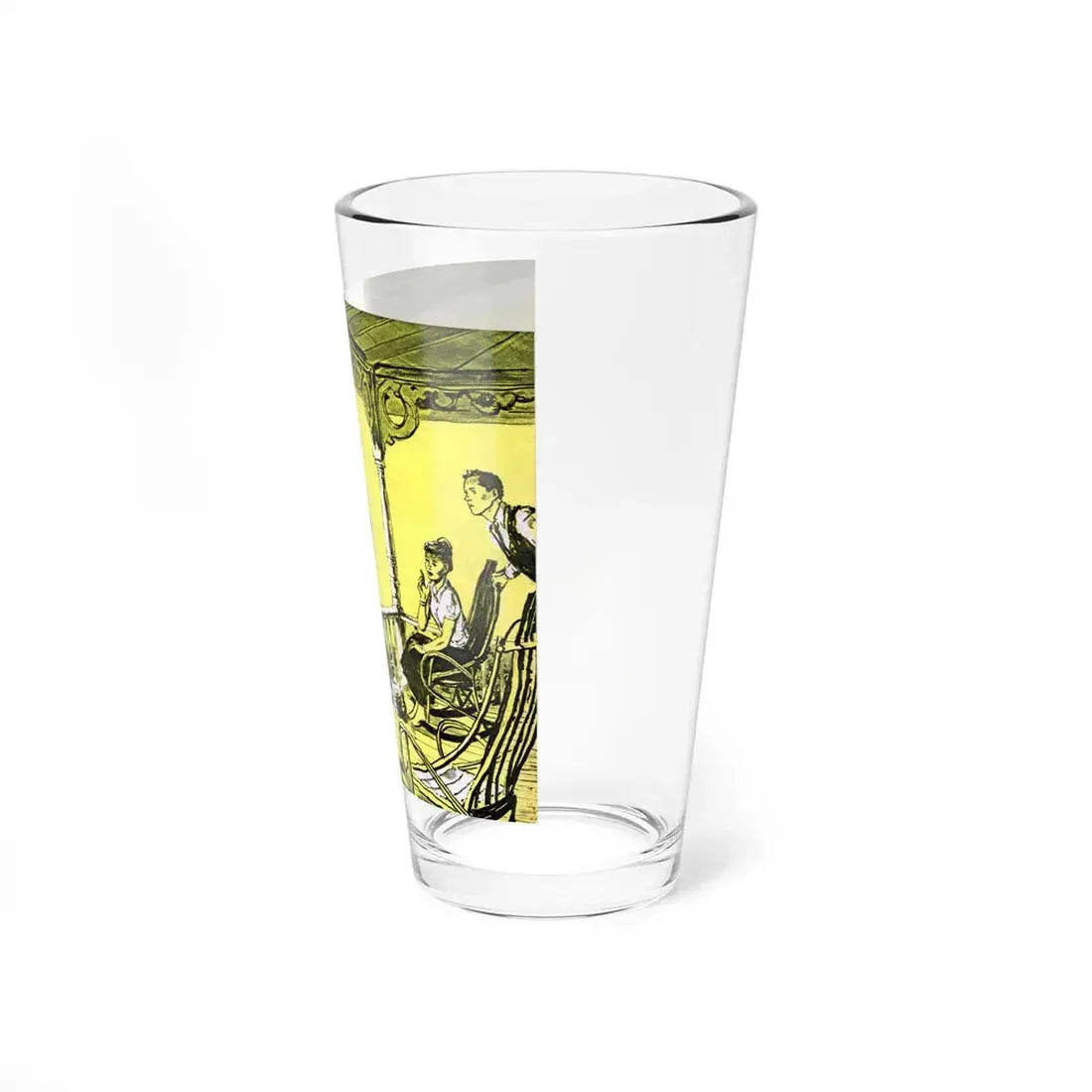 The Giant Who Came to Our House, This Week Magazine, May 5, 1957 (Magazine Illustration) Pint Glass 16oz - Go Mug Yourself