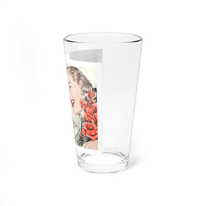 The Gift by Margaret Baumann, Collier's magazine, 1951 (Magazine Illustration) Pint Glass 16oz - Go Mug Yourself