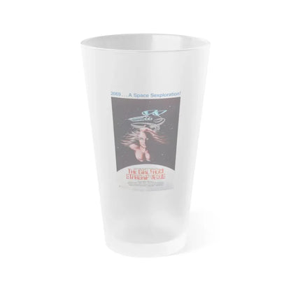 THE GIRL FROM STARSHIP VENUS 1975 Movie Poster - Frosted Pint Glass 16oz 16oz Frosted - Go Mug Yourself