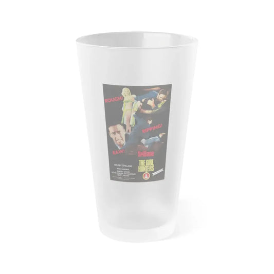 THE GIRL HUNTERS 1963 Movie Poster - Frosted Pint Glass 16oz Default Title - Go Mug Yourself