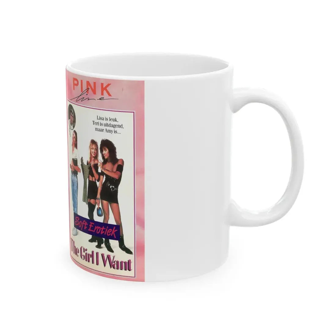 THE GIRL I WANT (VHS COVER) - White Coffee Mug - Go Mug Yourself