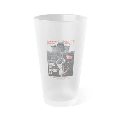 THE GIRL IN ROOM 2A 1974 Movie Poster - Frosted Pint Glass 16oz 16oz Frosted - Go Mug Yourself