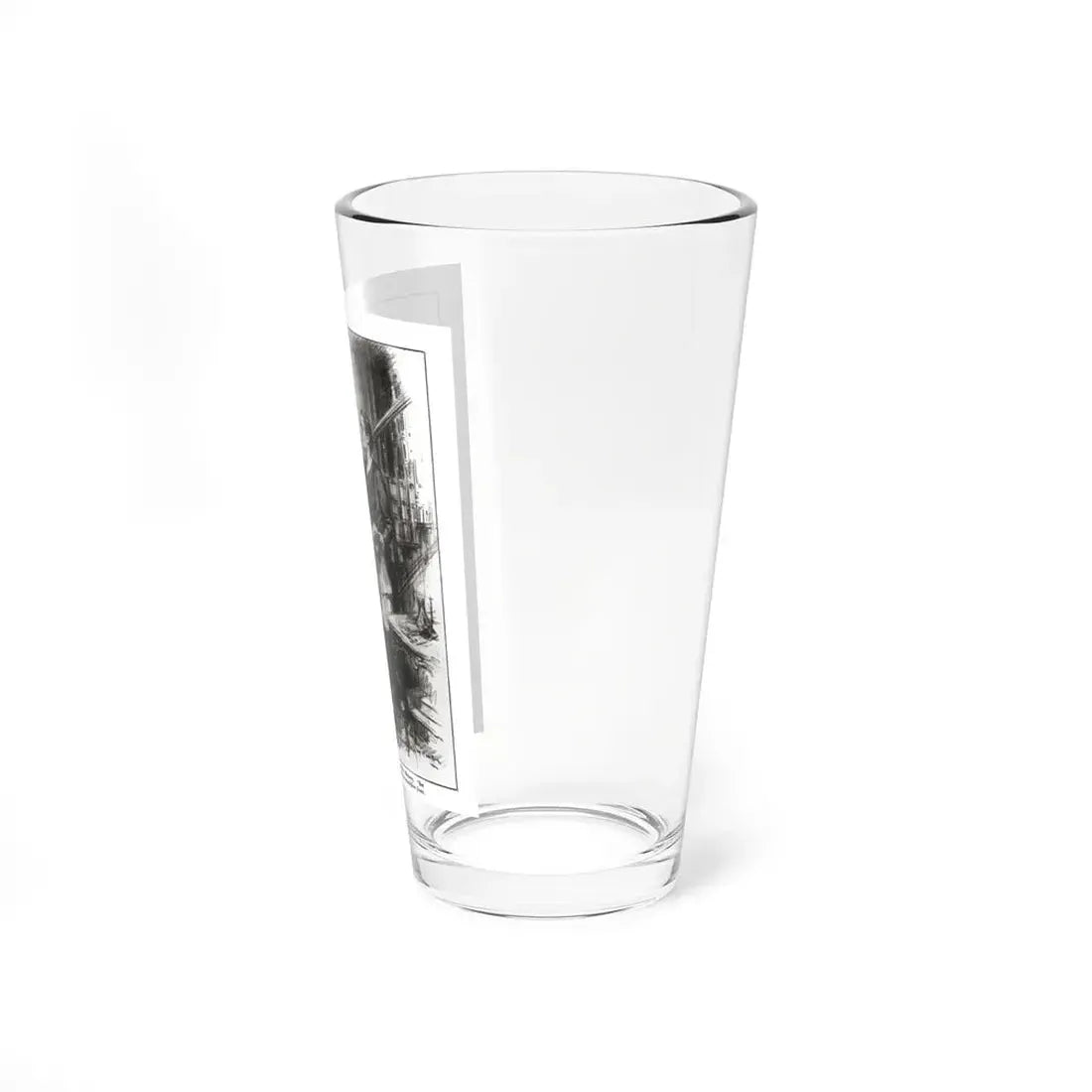 The Girl in the 5th Floor Back (2), Cosmopolitan, September 1930 (Magazine Illustration) Pint Glass 16oz - Go Mug Yourself