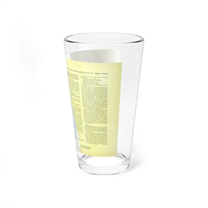 The Girl Who Couldn't Hit Back, Redbook, May 1950 (Magazine Illustration) Pint Glass 16oz - Go Mug Yourself