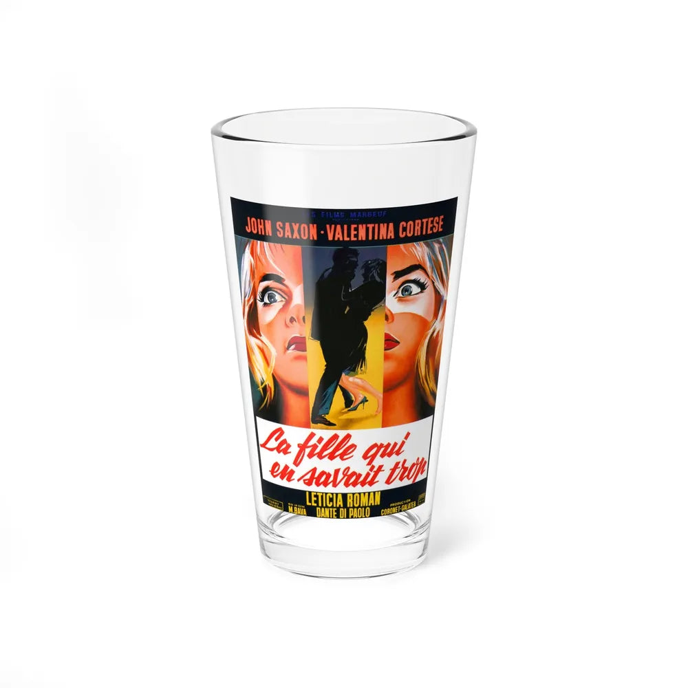 THE GIRL WHO KNEW TOO MUCH 1969 Movie Poster - Pint Glass 16oz-16oz-Go Mug Yourself