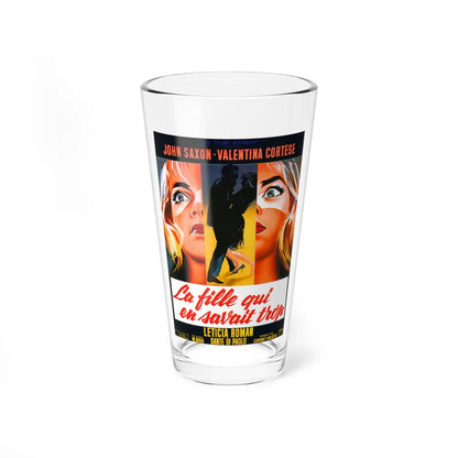 THE GIRL WHO KNEW TOO MUCH 1969 Movie Poster - Pint Glass 16oz-16oz-Go Mug Yourself