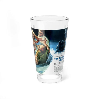 The Girl Who Rocked The Boat, Men magazine, April 1959 (Magazine Illustration) Pint Glass 16oz 16oz - Go Mug Yourself