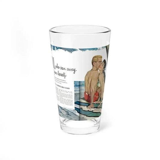 The Girl Who Run Away..., Today's Woman, April 1953 (Magazine Illustration) Pint Glass 16oz 16oz - Go Mug Yourself