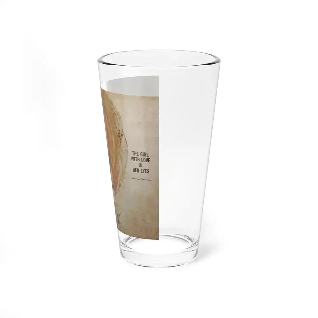The Girl with Love In Her Eyes, Good Housekeeping, July 1967 (Magazine Illustration) Pint Glass 16oz - Go Mug Yourself