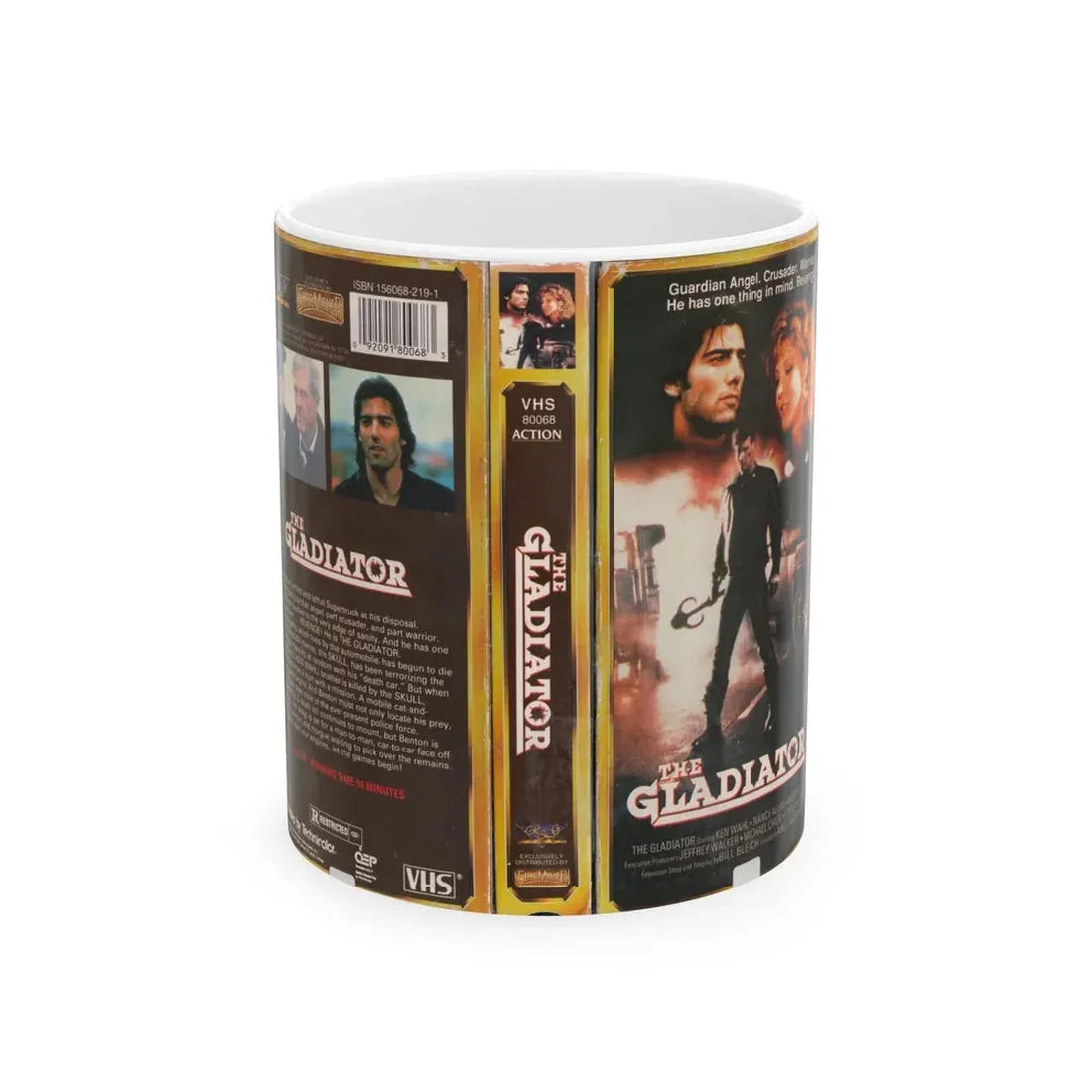 THE GLADIATOR STARMAKER (VHS COVER) - White Coffee Mug 11oz - Go Mug Yourself