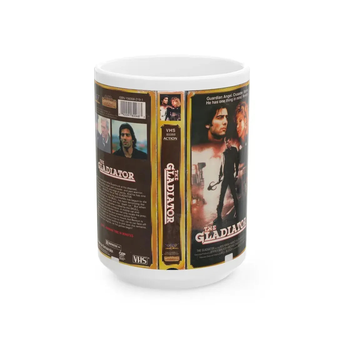 THE GLADIATOR STARMAKER (VHS COVER) - White Coffee Mug 15oz - Go Mug Yourself