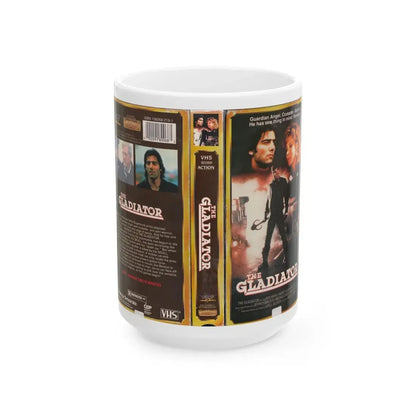 THE GLADIATOR STARMAKER (VHS COVER) - White Coffee Mug 15oz - Go Mug Yourself