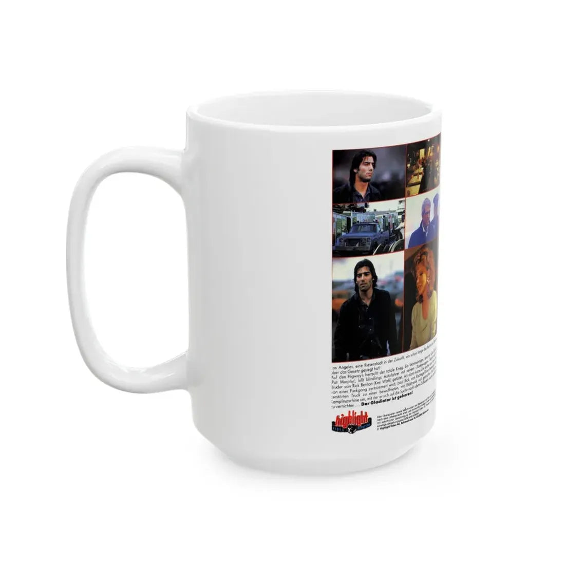 THE GLADIATOR (VHS COVER) - White Coffee Mug - Go Mug Yourself