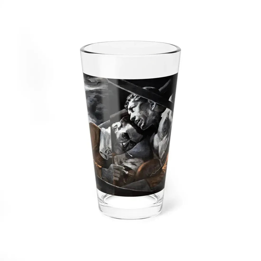 The Glass Hand, Argosy, May 1949 (Magazine Illustration) Pint Glass 16oz 16oz - Go Mug Yourself