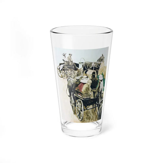 The Glass Peacock by Linden Howard (2), Woman magazine, 1969 (Magazine Illustration) Pint Glass 16oz 16oz - Go Mug Yourself