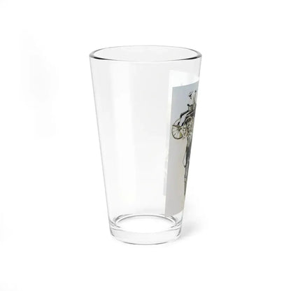 The Glass Peacock by Linden Howard (2), Woman magazine, 1969 (Magazine Illustration) Pint Glass 16oz - Go Mug Yourself
