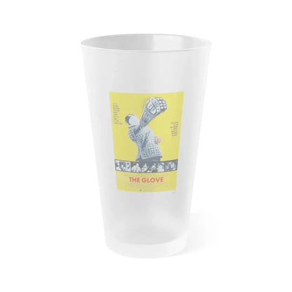 THE GLOVE 1979 Movie Poster - Frosted Pint Glass 16oz Default Title - Go Mug Yourself