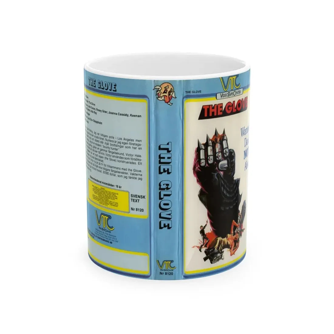 THE GLOVE (VHS COVER) - White Coffee Mug 11oz - Go Mug Yourself
