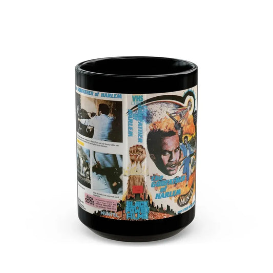 THE GODFATHER OF HARLEM (VHS COVER) - Black Coffee Mug 15oz - Go Mug Yourself