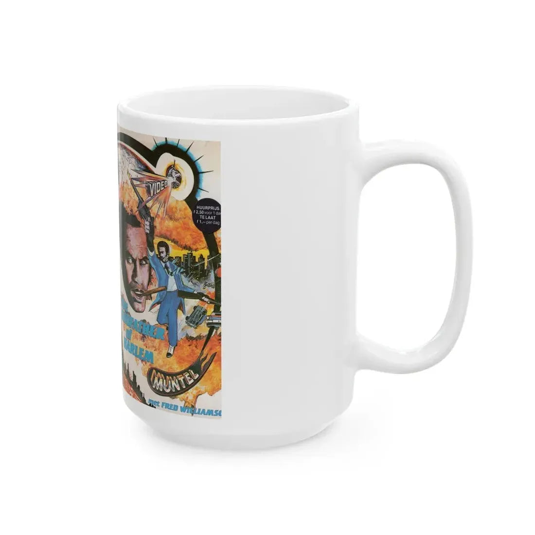 THE GODFATHER OF HARLEM (VHS COVER) - White Coffee Mug - Go Mug Yourself