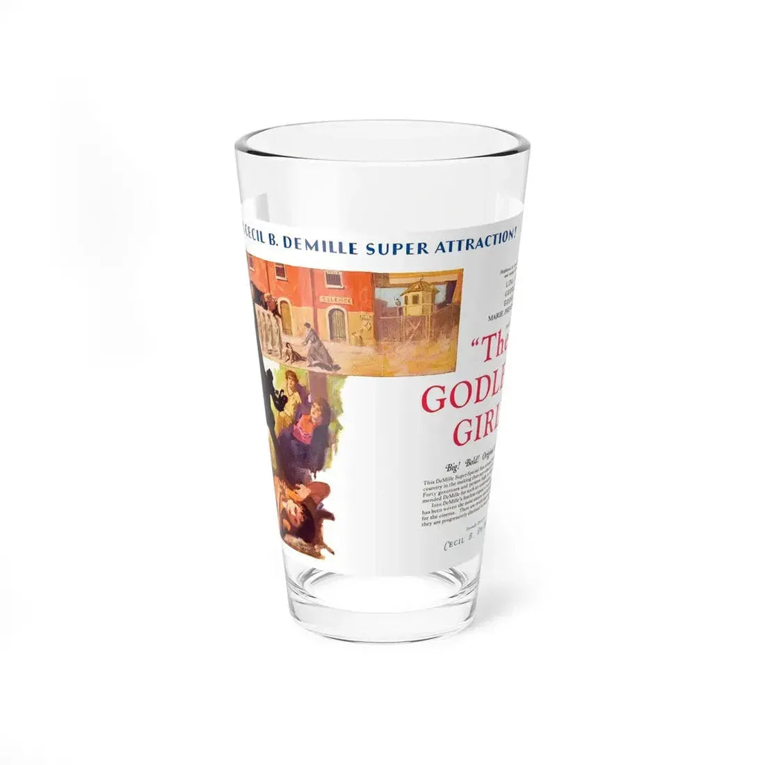 The Godless Girl, Pathe' Exhibitor's Book (1928-1929) (Magazine Illustration) Pint Glass 16oz 16oz - Go Mug Yourself