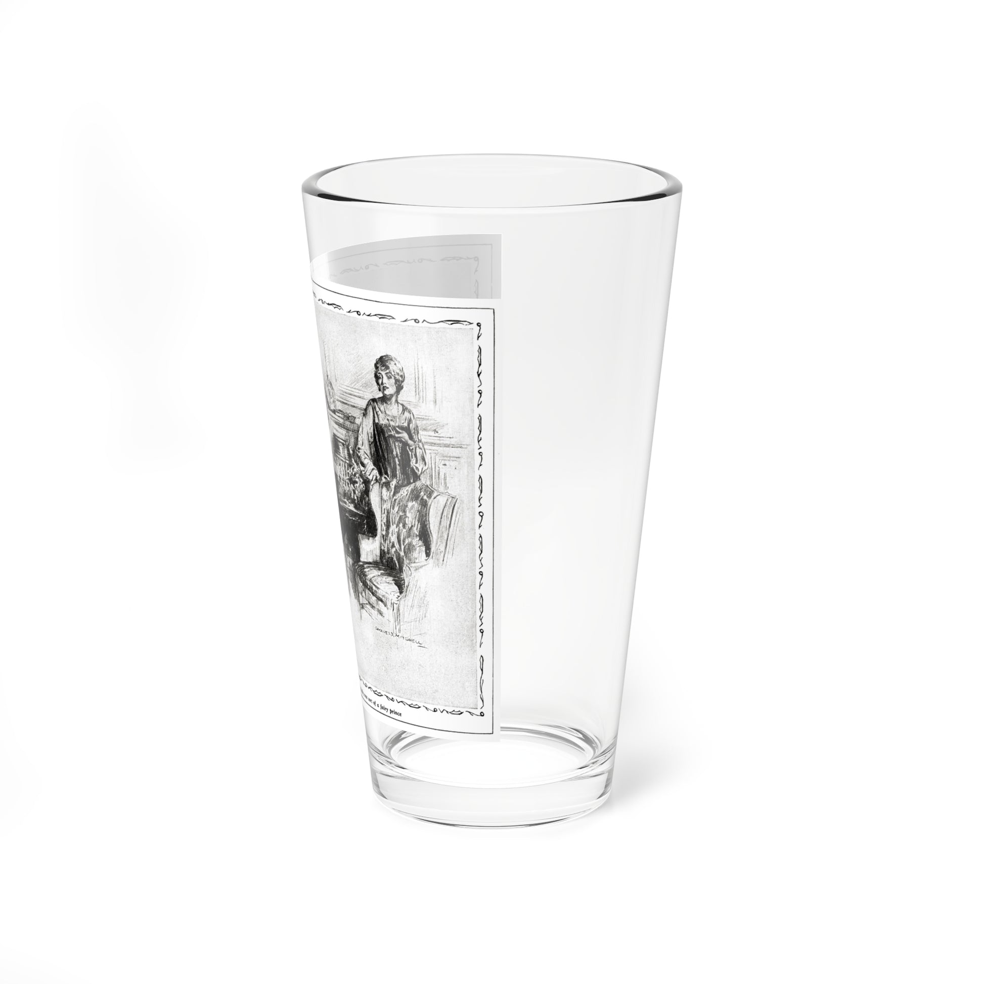 The Gods He Served (1), McCalls, December 1924 (Magazine Illustration) Pint Glass 16oz-Go Mug Yourself