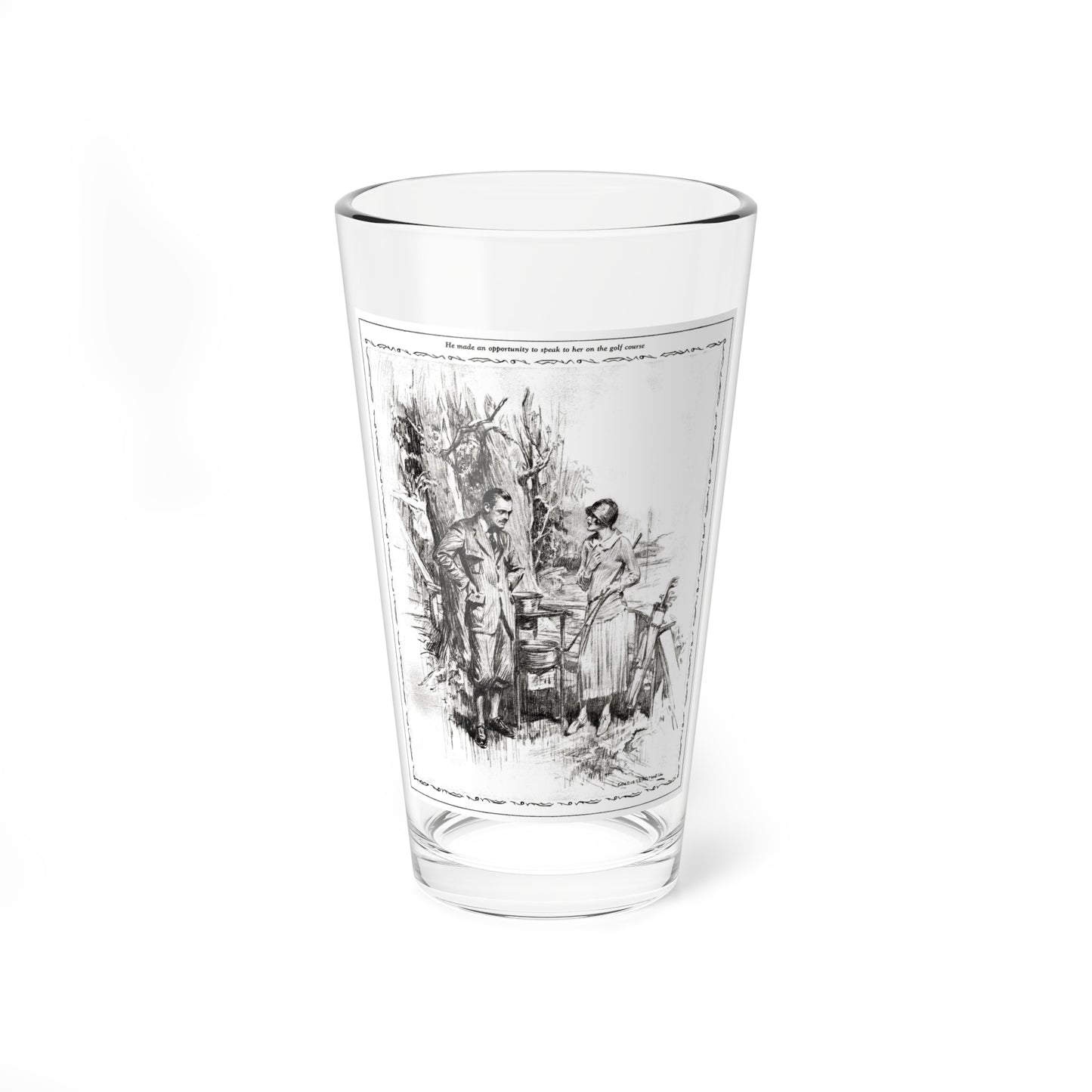 The Gods He Served (2), McCalls, December 1924 (Magazine Illustration) Pint Glass 16oz-16oz-Go Mug Yourself