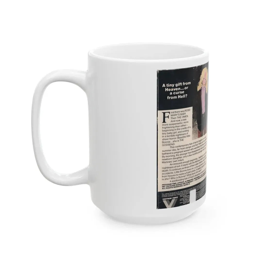 THE GODSEND (VHS COVER) - White Coffee Mug - Go Mug Yourself