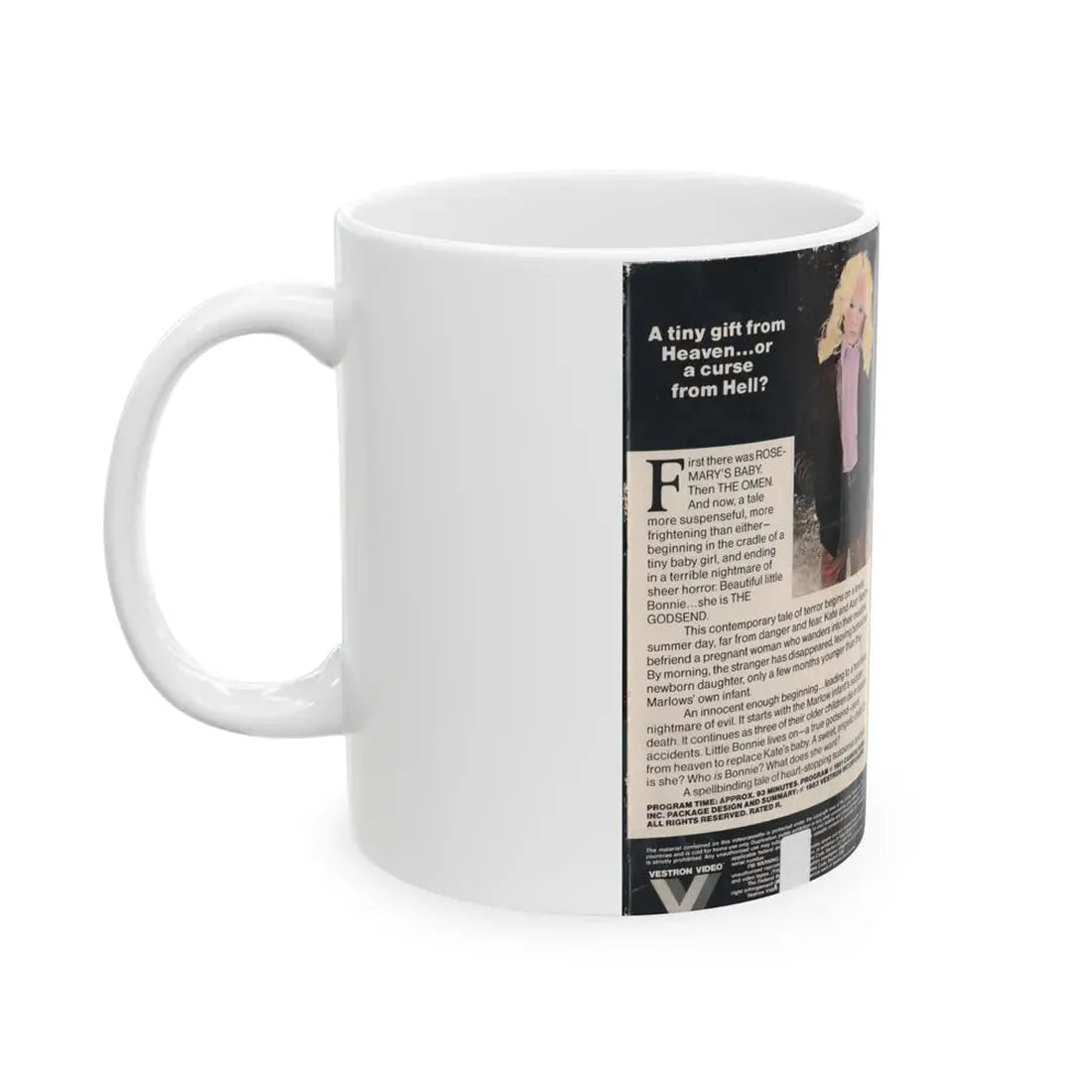 THE GODSEND (VHS COVER) - White Coffee Mug - Go Mug Yourself