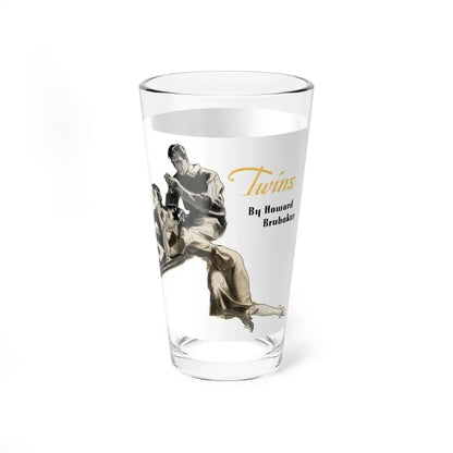 The Gold-Digger Twins (1), The American Magazine, May 1936 (Magazine Illustration) Pint Glass 16oz - Go Mug Yourself