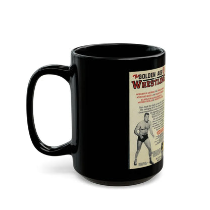 THE GOLDEN AGE OF WRESTLING 2 (VHS COVER) - Black Coffee Mug-Go Mug Yourself