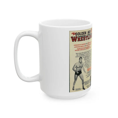 THE GOLDEN AGE OF WRESTLING 2 (VHS COVER) - White Coffee Mug-Go Mug Yourself