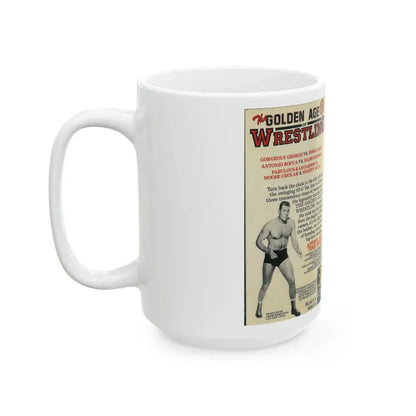 THE GOLDEN AGE OF WRESTLING 2 (VHS COVER) - White Coffee Mug - Go Mug Yourself