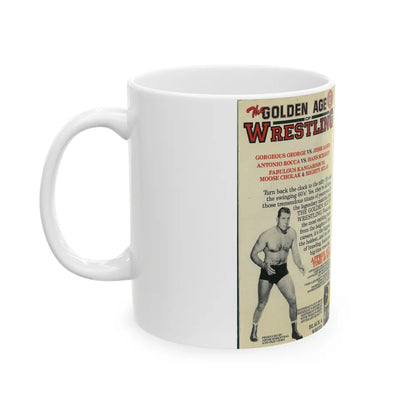 THE GOLDEN AGE OF WRESTLING 2 (VHS COVER) - White Coffee Mug-Go Mug Yourself