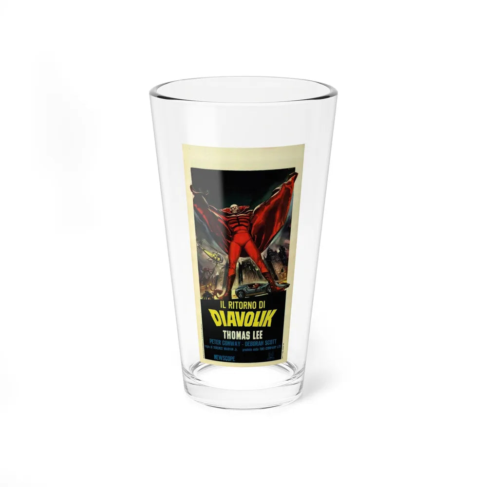 THE GOLDEN BAT (ITALIAN) 1966 Movie Poster - Pint Glass 16oz-16oz-Go Mug Yourself